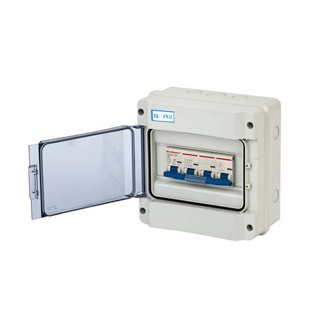 8Way IP65 Weatherproof Consumer Unit DIN Rail Distribution Enclosure ...