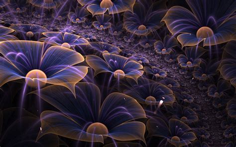 1920x1200 Abstract Flower Fractal Digital Art 1080P Resolution HD 4k Wallpapers, Images ...