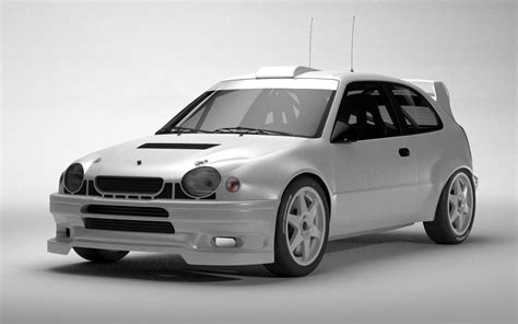 Toyota Corolla WRC 3D model rigged | CGTrader