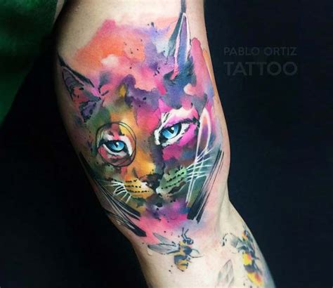 Lynx tattoo by Pablo Ortiz | Post 23065