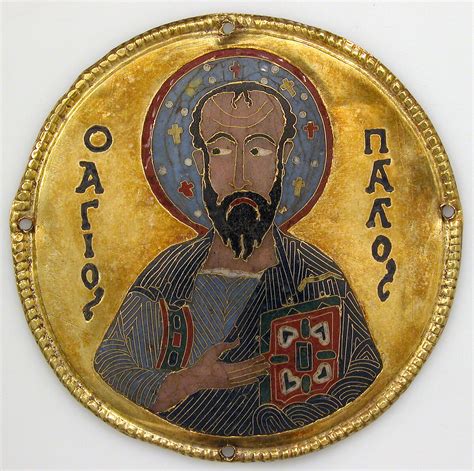 Medallion with Saint Paul from an Icon Frame | Byzantine | The Met
