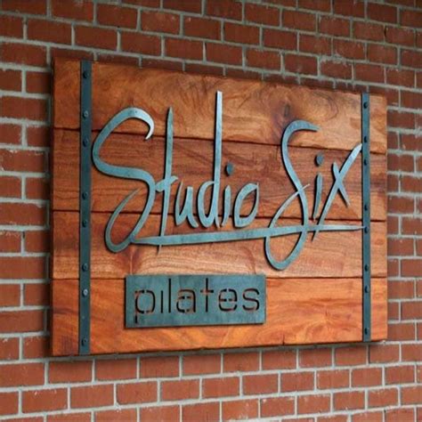 Wood & Metal Signs Wooden signboard Any Size Stud Mounted | Etsy | Metal signage, Business signs ...