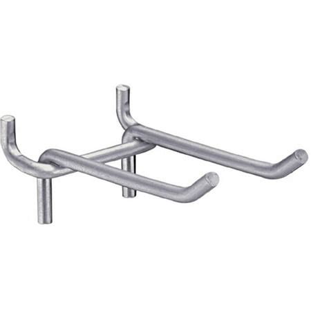 Stanley Hardware 819660 5" Heavy Duty Double Straight Pegboard Hooks, 2 Count - Walmart.com