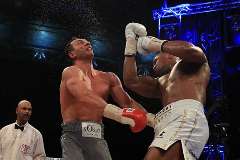 Knockout! Anthony Joshua triumphs over Wladimir Klitschko in battle for ...