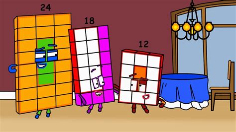 Numberblocks 12 And 18 Had Weeding Numberblocks Fanmade Coloring ...