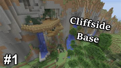 Cliffside Base! Minecraft Timelapse #1 - YouTube