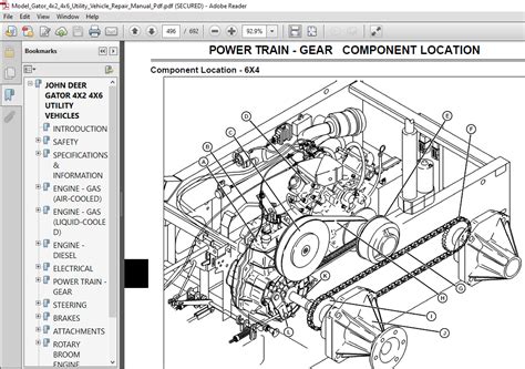 John Deere 4x2 6x4 Gator Utility Vehicle Operator's Manual OMM136970 On ...