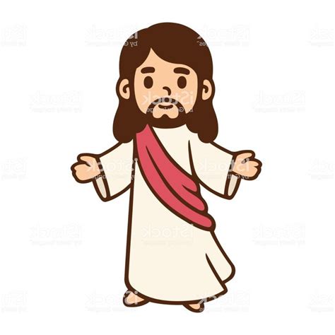 Cartoon Jesus Drawing For Kids - Images Gallery