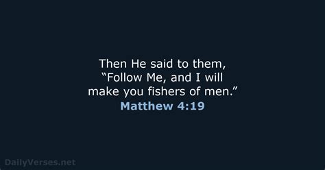 Matthew 4:19 - Bible verse (NKJV) - DailyVerses.net