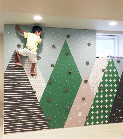 25 Fun Climbing Wall Ideas For Your Kids Safety | HomeMydesign