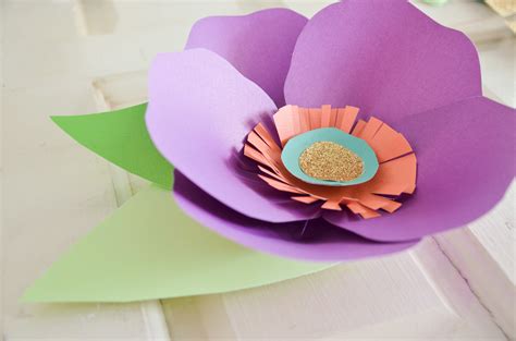 Diy Paper Flowers Template
