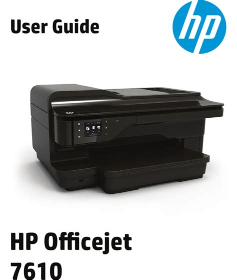 Manual HP Officejet 7612 (page 1 of 316) (English)