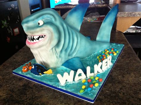 Finding Nemo Bruce The Shark Cake - CakeCentral.com