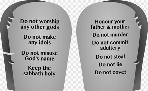 Ten Commandments Clip Arts - Ten Commandments Clipart - 2400x1470 (#29377783) PNG Image - PngJoy