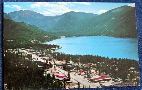 Aerial View of Main Street Village of Grand Lake Photo Postcard ...