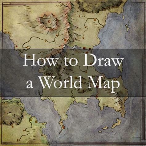 Worldbuilding By Map | Fantasy world map, Map drawing, Map