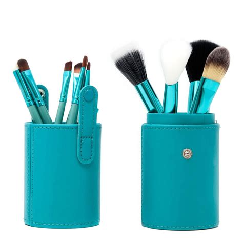 Professional Make-Up Brush Set- Turquoise - BrandAlley