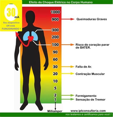Efeitos do Choque Elétrico no Homem | Choque elétrico, Queimaduras graves, Elétrica