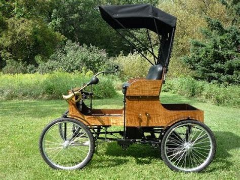 Driving my horseless carriage replica - YouTube