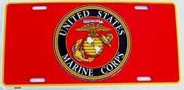 Amazon.com: United States Marine Corps License Plate (USMC): Automotive