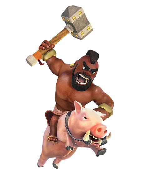 Toy Clash Of Pig Figurine Royale Clans Transparent HQ PNG Download ...