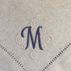 Monogrammed Napkins / Cloth Napkins / Dinner Napkins / Linen Napkins ...