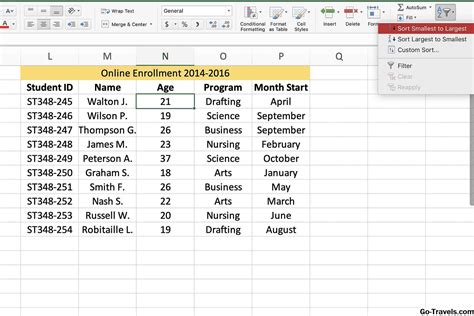 How To Sort Data In Excel Sorting Data Microsoftexcel - Riset