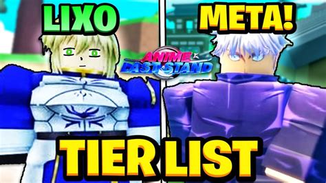 TIER LIST OFICIAL DA UPDATE 1 DO ANIME LAST STAND! - YouTube