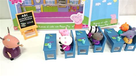 Vamos al cole con Peppa Pig Peppa Pig Classroom Playset Peppa Pig School House - YouTube