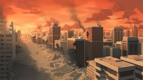 Anime Destroyed City Giantess rika destroys a city like it s nothing