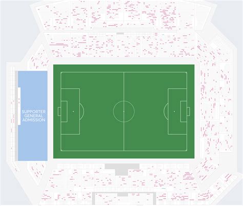 Stadium map shows huge numbers of tickets are up for resale : r/LAFC