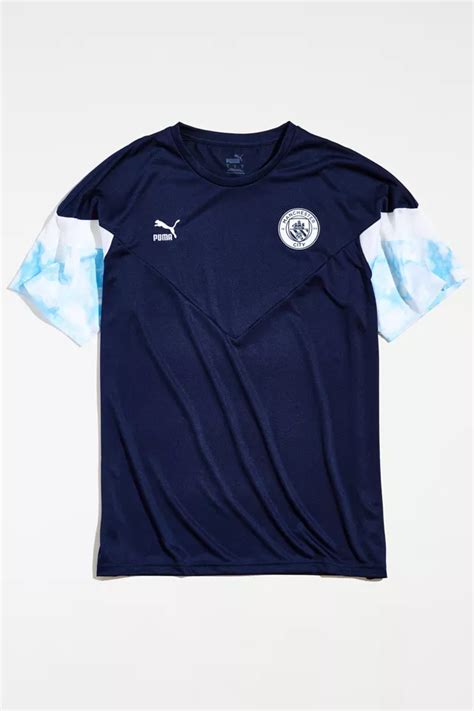 Puma Manchester City FC Jersey Tee | Urban Outfitters