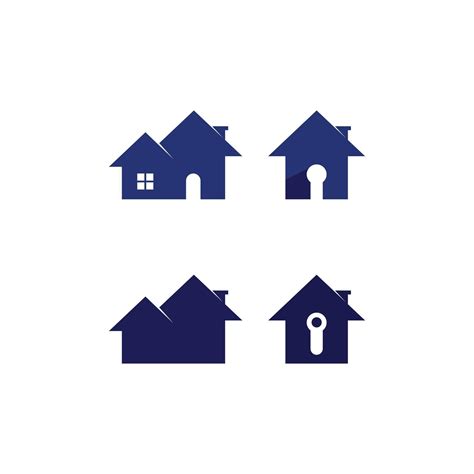 edificio logotipo de la casa, logotipo de la casa, arquitectura, icono, residencia y ciudad ...