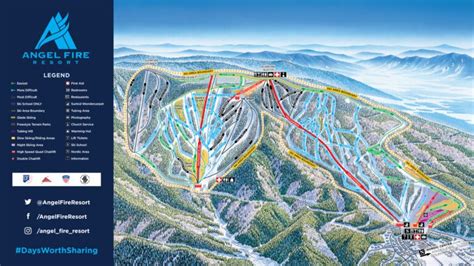 Taos Area Ski Maps - Taos, NM