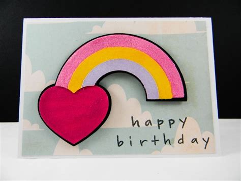 rainbow birthday card | Birthday cards