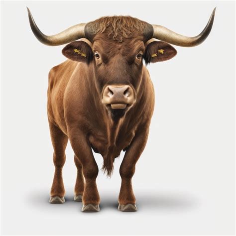 Premium AI Image | expressive emoticon face bull emoji