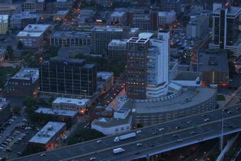 The Bridgeport skyline and Interstate 95 are captured by... 517677 ...