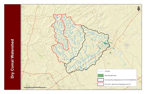 Comal River Map