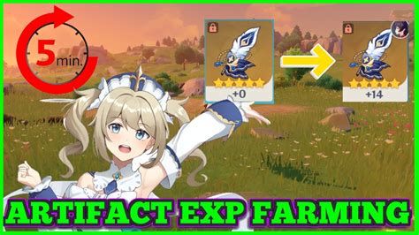 Artifact EXP Farming In 5 Minutes Genshin Impact - YouTube