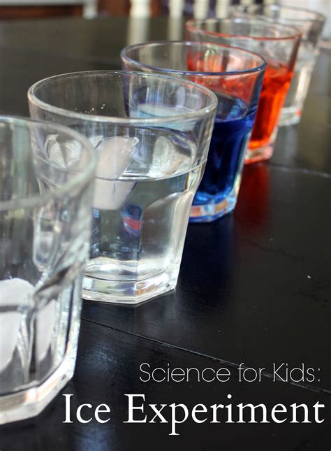 Science for Kids: Ice Experiment ~ Reading Confetti