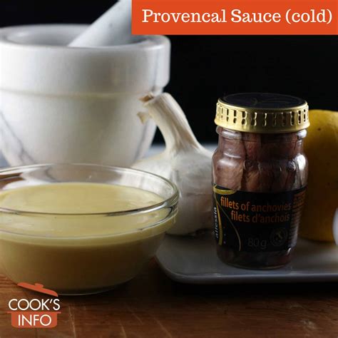 Provencal Sauce (cold) - CooksInfo