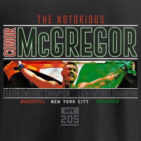 Conor McGregor UFC 205 Champion Tee | FighterXFashion.com