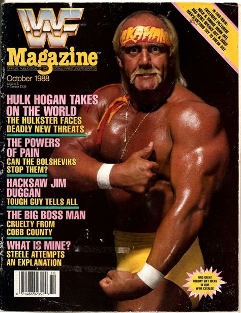 WWF Magazine (1988) http://immoraltales.blogspot.com | Hulk hogan, Wwf ...