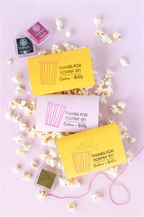 DIY Popcorn Favors For Weddings And Parties – RubberStamps.com