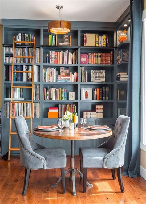 42 Home Library Ideas You'll Want to Read In All Day | Home library design, Home library design ...