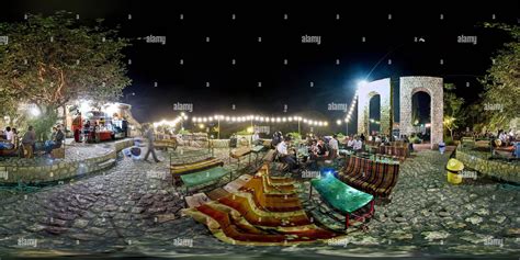 360° view of Shiraz Night Cafe during Ramadan -Iran - Alamy