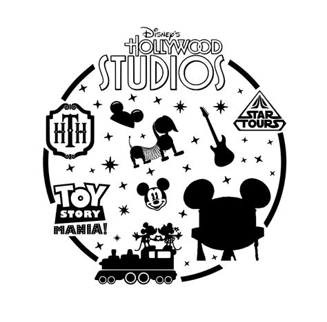 Hollywood Studios Svg in 2022 | Disney scrapbook, Hollywood studios ...