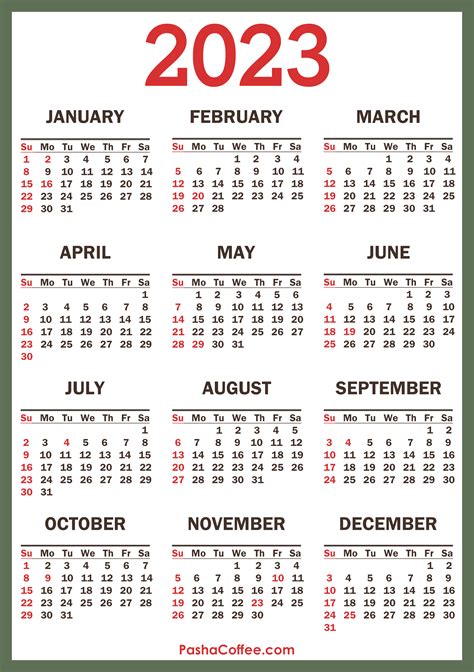 Calendar 2023 Calendar With Holidays - Calendar 2023 With Federal Holidays