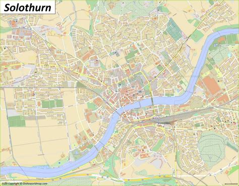 Solothurn Map | Switzerland | Discover Solothurn with Detailed Maps