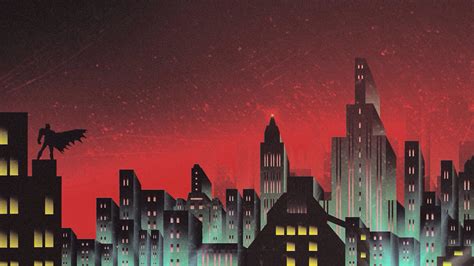 Gotham City Skyline Comic